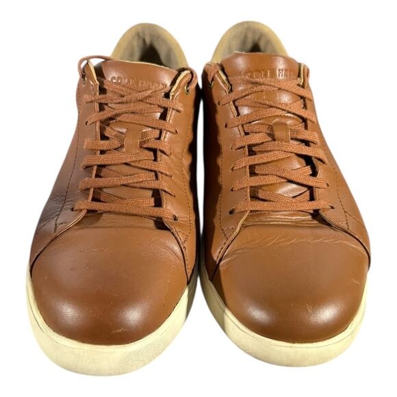 Cole Haan Grand Crosscourt II Leather Sneakers Brown Men’s Size 11M Grand.OS - Picture 3 of 9